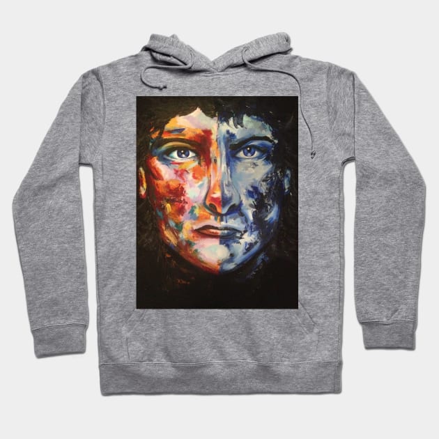 Two Faces Hoodie by NJORDUR